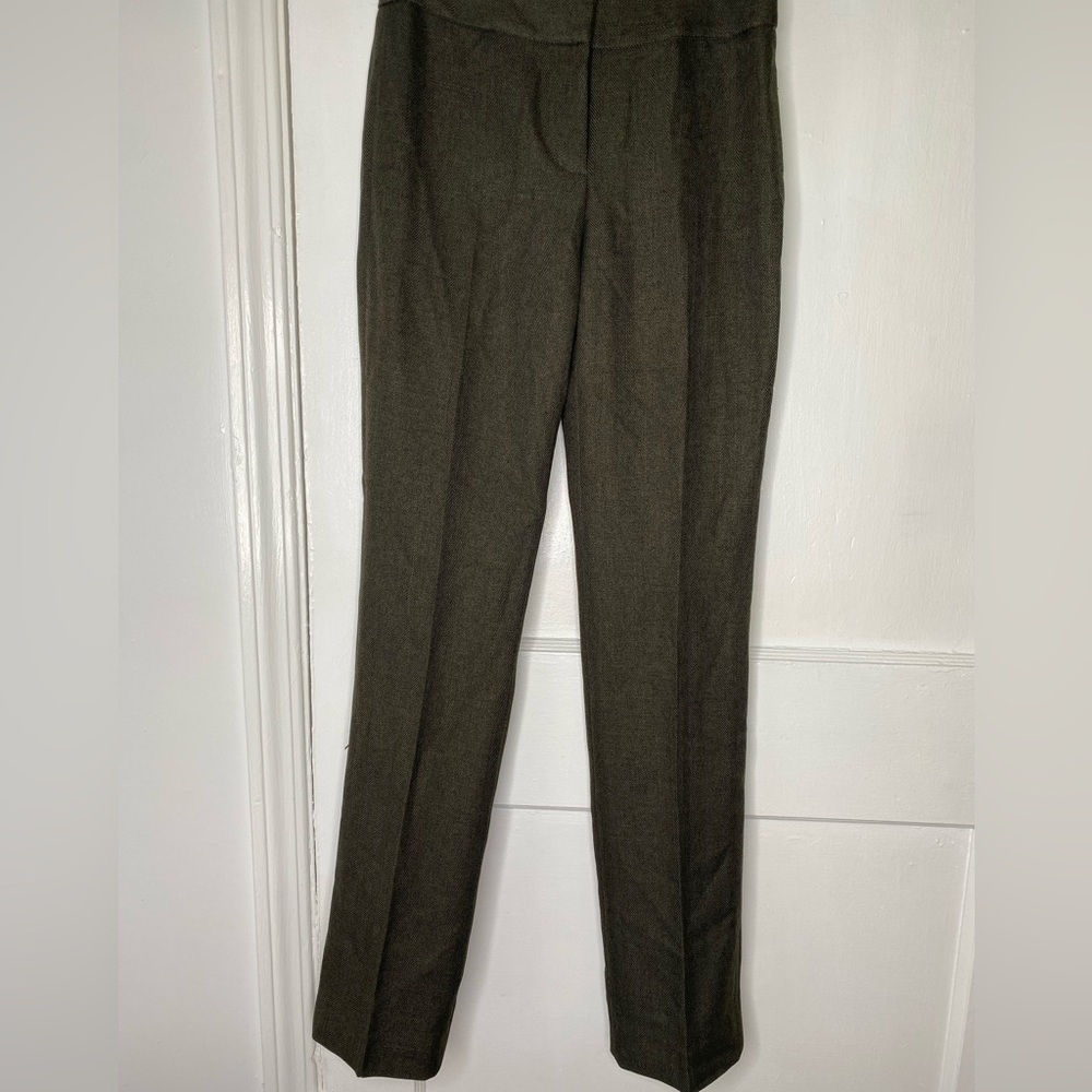 ANTONIO MELANI NWT Slim Leg Minni Loden Olive Green Women's Pants